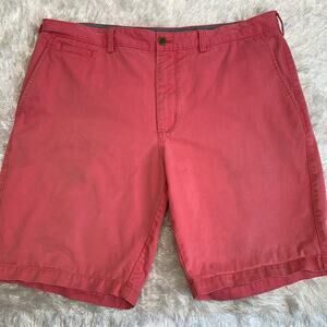 Nordstrom Mens Shop Pink Chino Shorts Sz 40" 100% Cotton